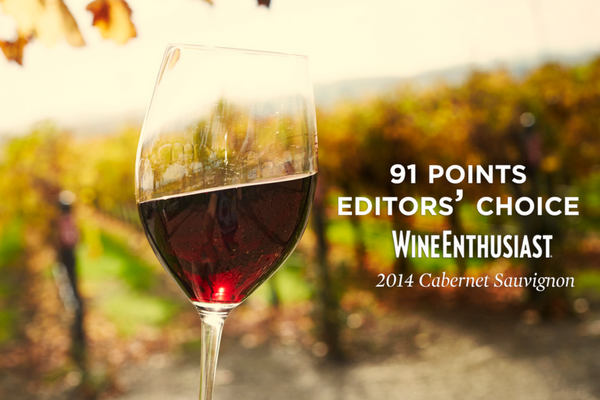 Concannon Vineyard wine with 91 point score and Editor's Choice from Wine Enthusiast