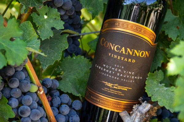 John Concannon's pick for best wine of 2018, the 2015 Reserve Mother Vine Cabernet Sauvignon