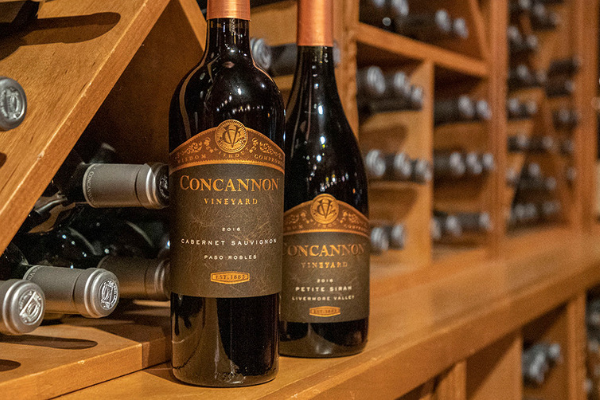 The Concannon Vineyard wine library that is built like a wine cellar